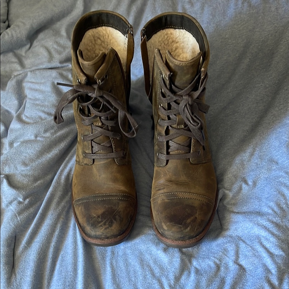 UGG Women’s Waterproof Brown Leather Boots